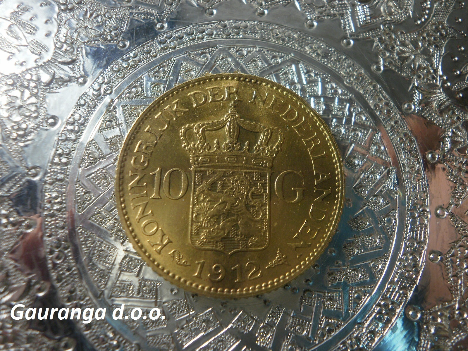 Zlatnik ; 10 Guldena , Nizozemska