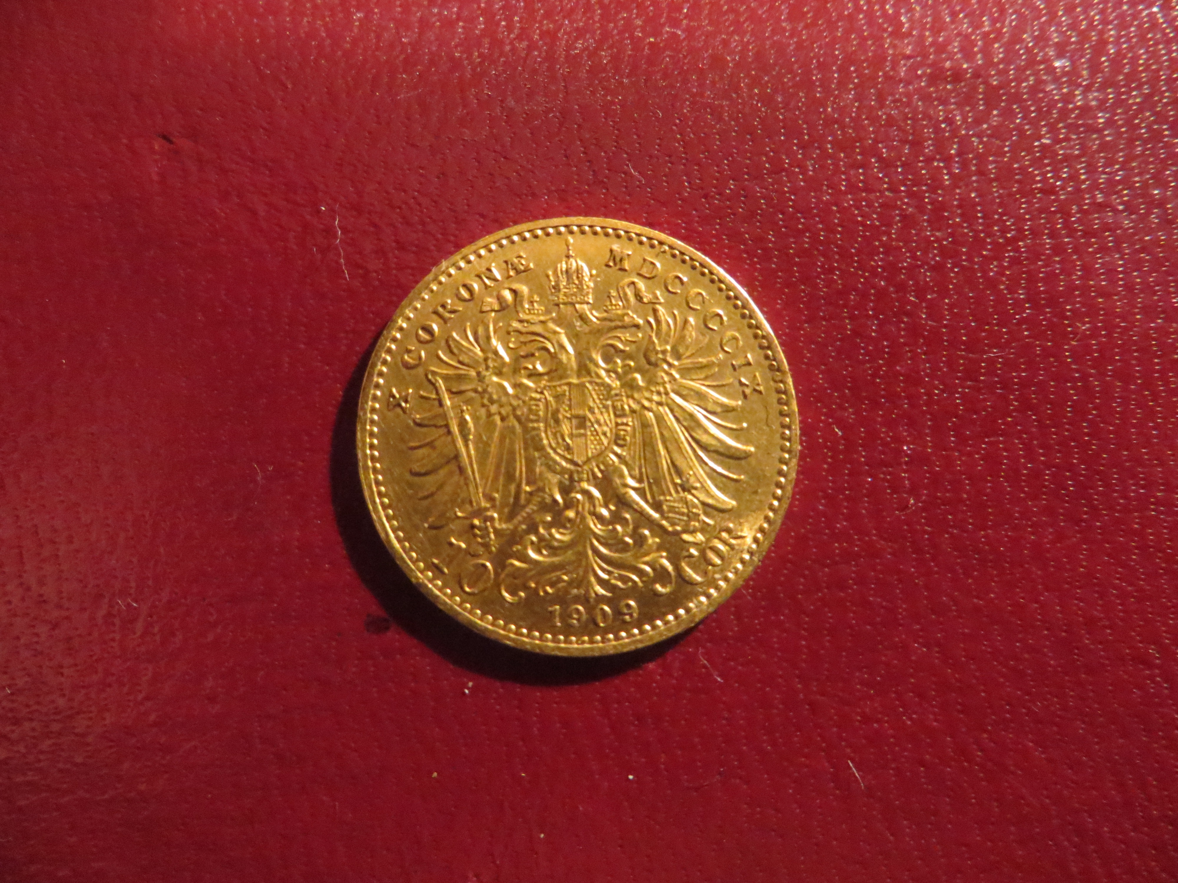Zlatnik ; 10 corona ; Austrija