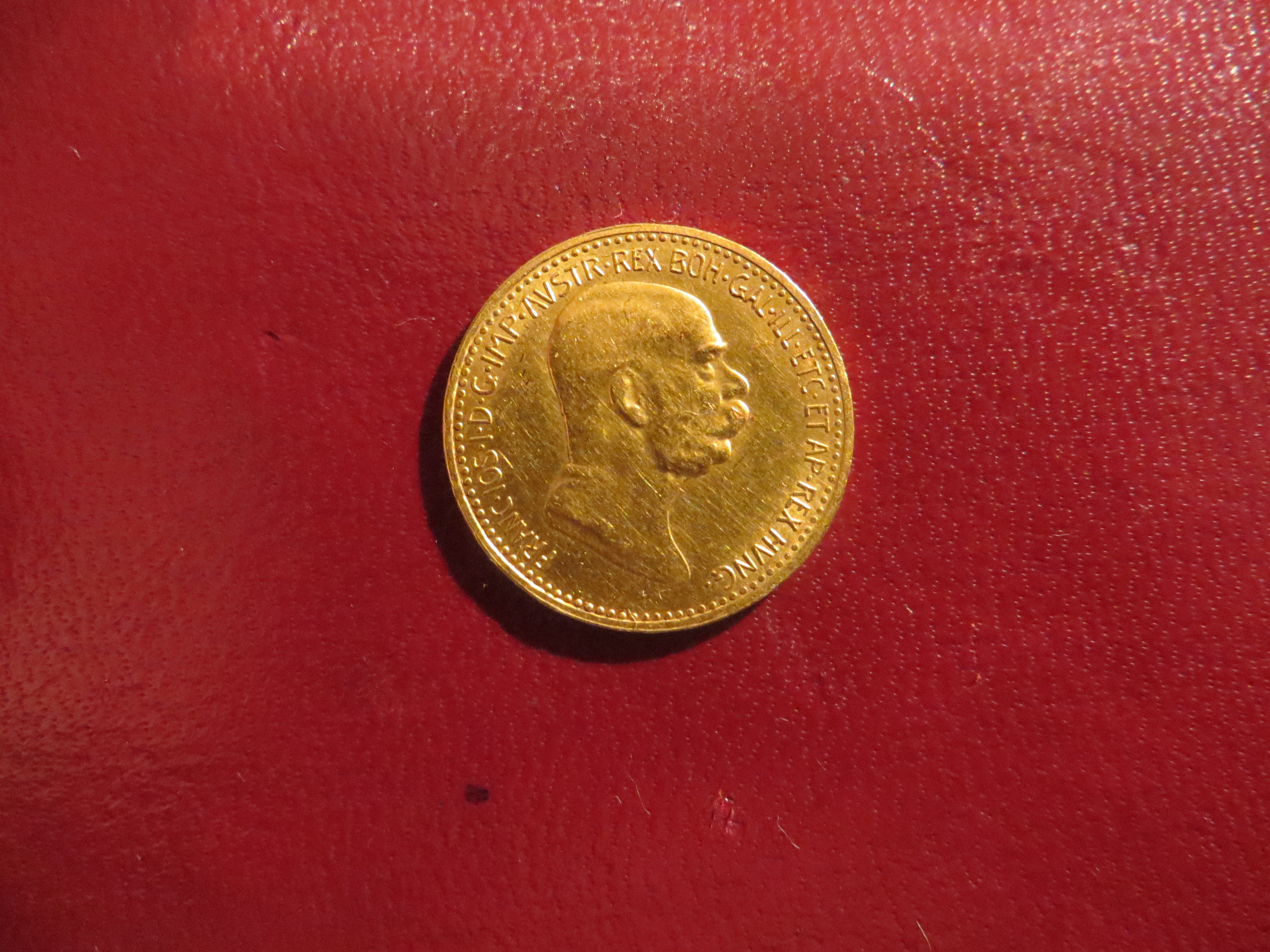 Zlatnik ; 10 corona ; Austrija