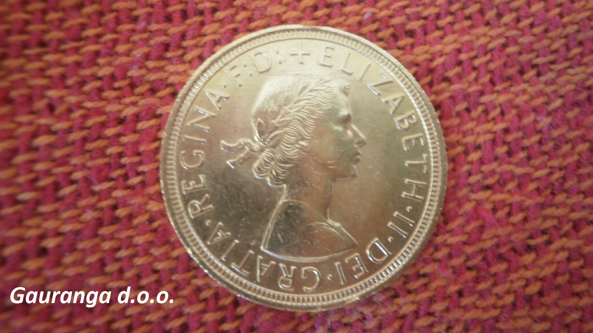 Zlatnik ; 1 funta ; "Sovereign" , Velika Britanija