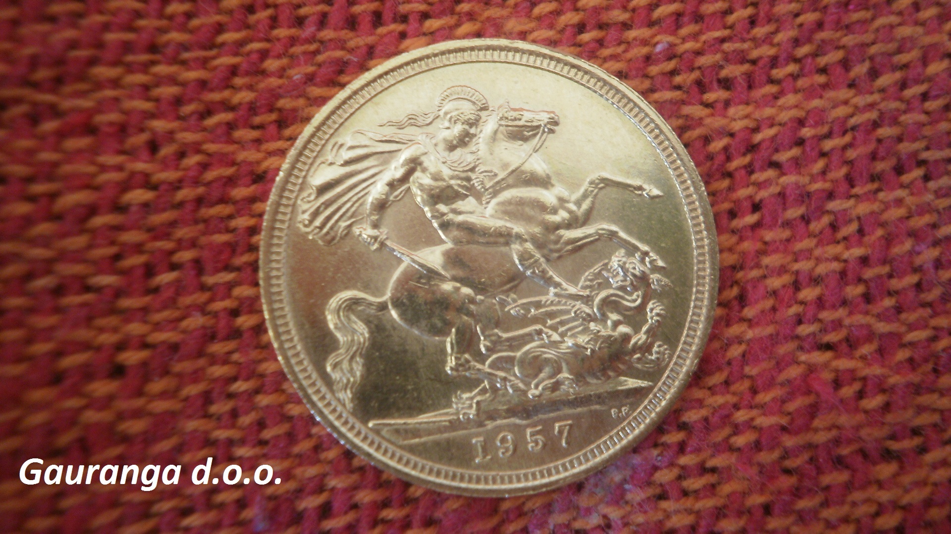 Zlatnik ; 1 funta ; "Sovereign" , Velika Britanija