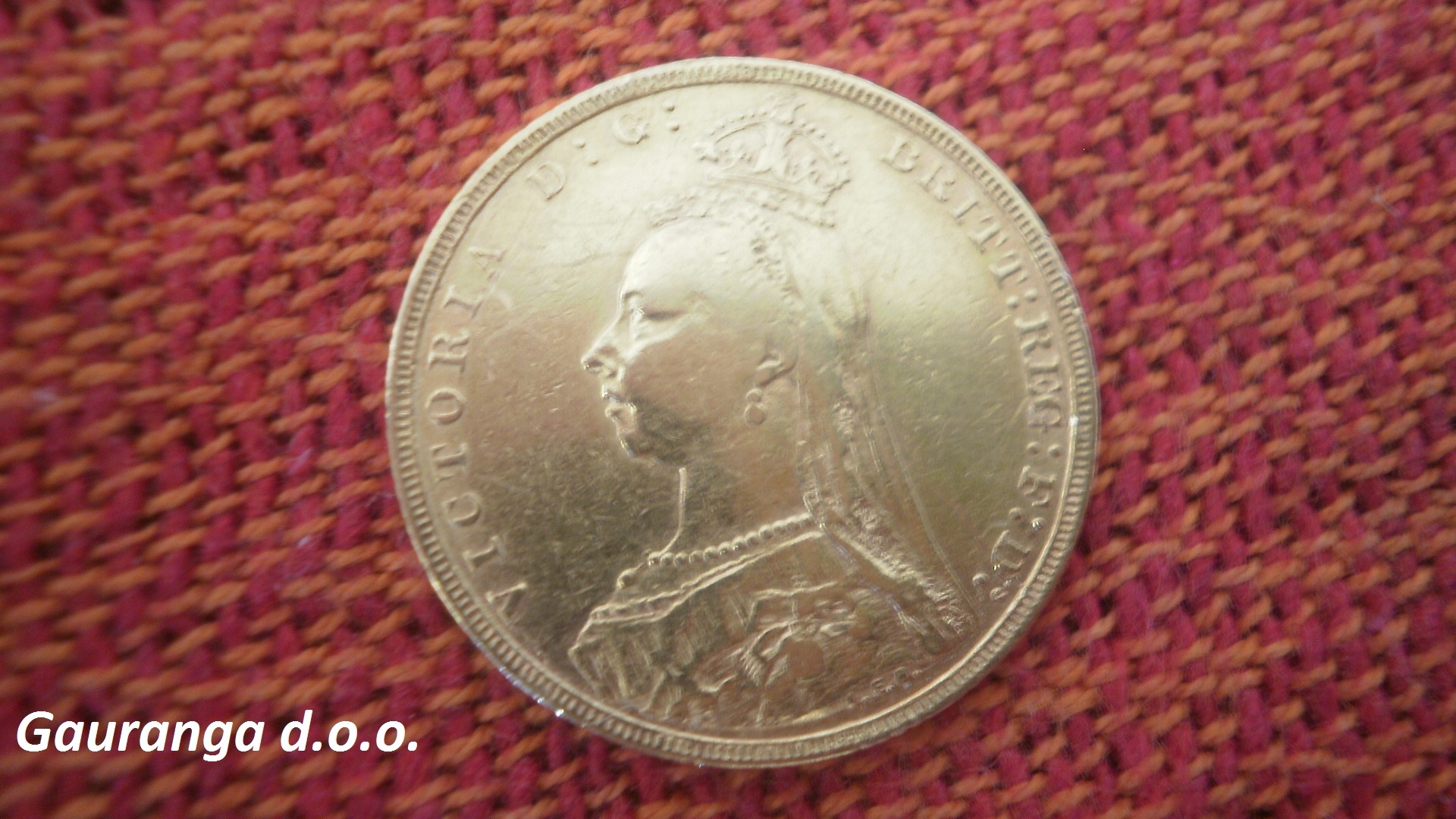 Zlatnik ; 1 funta ; "Sovereign" , Velika Britanija