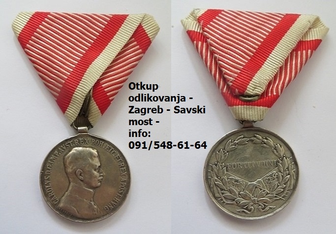 Austro-Ugarska medalja-Fortitudini