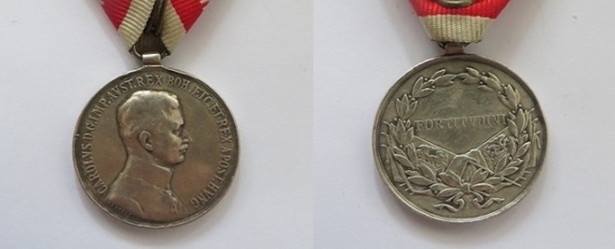 Austro-Ugarska medalja-Fortitudini