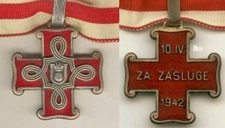 Orden-red za zasluge - Nezavisna Država Hrvatska