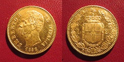 Zlatnik 20 lira