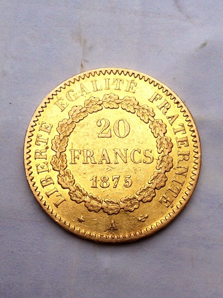 Zlatnik 20 franaka