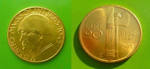 20 lira ; 1945.
