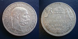 Otkup srebra - srebrnjak - 5 corona