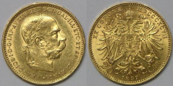 20 corona, Austria; 1900. i 1901. god.